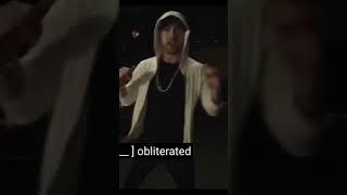 Eminem 410 words in just 1 minute (Freestyle)  @NXRemix #short