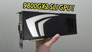 A $599,- Crazy SLI RARE GPU .. 9800GX2 Nvidia in 2024 