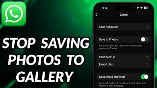 How To Stop WhatsApp Saving Photos To Gallery