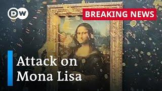 Activists deface Leonardo Da Vinci's Mona Lisa in Paris | DW News