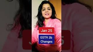 GSTR 3B - Jan 2025. Biggest Changes .  Locking GSTR 3B from Jan 25