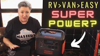 Can a PORTABLE JACKERY 1500 POWER Your Full-Time RV Life? No Generator -- No Expensive Solar? YES!