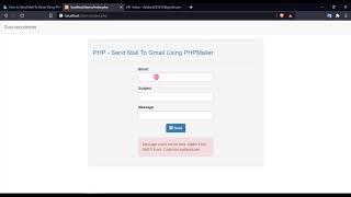 How to Send Mail To Gmail Using PHPMailer Tutorial
