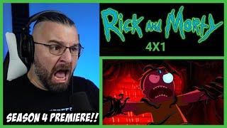 RICK AND MORTY 4X1 REACTION ''Edge of Tomorty: Rick Die Rickpeat'' #ReactorCon