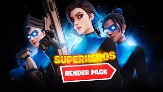 Fortnite Superheros Render pack (FREE)