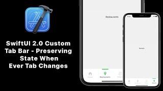 SwiftUI 2.0 Custom Tab Bar - Preserving State When Ever Tab Changes In SwiftUI - SwiftUI 2.0