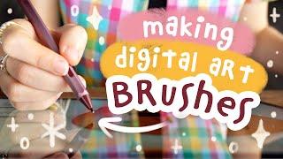 How To Make Digital Art Brushes for Procreate + Photoshop | My Full Process