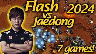 FLASH vs JAEDONG 2024 *7 Games Ladder Series!  - Starcraft Remastered