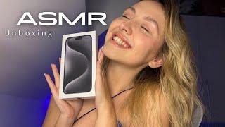 ASMR | unpacking/unboxing new iPhone 15 Pro MAX 