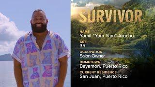 Yamil "Yam Yam" Arocho - #Survivor44 Cast Bio | New Season Wednesdays