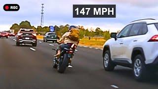 Craziest Motorcycle Chases Caught on Police Dashcam