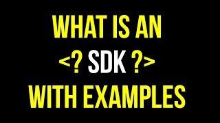 What is an SDK? | SDK Tutorial | Why Use SDKs in Programming?