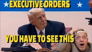 PRESIDENT TRUMPS Executive Orders Shocking the World Like you've never seen before