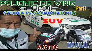 PAJONIC DRIVING SCHOOL DASMARIÑAS BRANCH STUDENT GRADUATED THE 8 HOURS PRACTICAL DRIVING COURSE