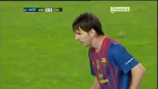 Messi penalty miss vs  Chelsea - 24.04.2012