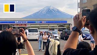 Mount Fuji views blocked to deter tourists
