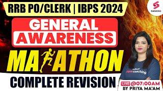 IBPS RRB Mains 2024 | General Awareness | Marathon | IBPS RRB PO/Clerk Mains By Priya Ma'am