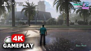 Grand Theft Auto: Vice City Definitive Edition (PS5) Free Roam Gameplay | 4K 60FPS