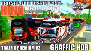 UPDATE OBB BUSSID V3.7.1 TRAFFIC PADAT PREMIUM | GRAFIK HD RIEL | Bus Simulator Indonesia