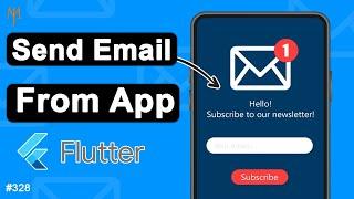 Flutter Tutorial - How To Send Email From Flutter App | The Right Way | In Background & HTTP