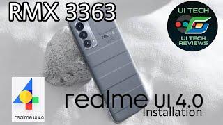 Realme UI 4.0 Installation On Realme GT Master Edition (RMX 3363 or 3360) Guide In English