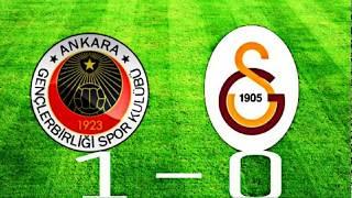 GENÇLERBİRLİĞİ 1 - GALATASARAY 0 - (Maç Özetleri)