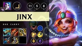 Jinx ADC vs Draven: Dominating - EUW Grandmaster Patch 14.20