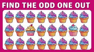 Find the Odd one Out - Cake Edition Easy, Medium, Hard levels