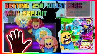 (OP) GETTING 250 KILLSTREAK WITH EXPLOITS (SLAPBATTLES) *ROBLOX 2023*