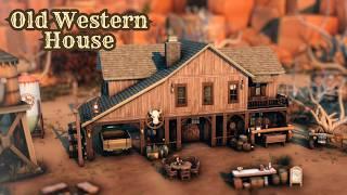 Old Western House  | The Sims 4 | Stop Motion Build [No CC]