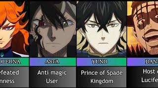 Top 30 Strongest Characters in Black Clover #anime #blackclover #asta