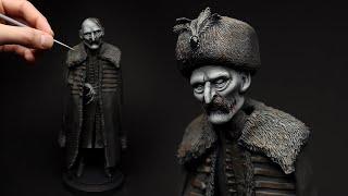 How to Sculpt COUNT ORLOK from NOSFERATU! (New Version) - Full Polymer Clay Sculpting Tutorial