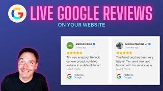 How to get live Google Reviews on your website