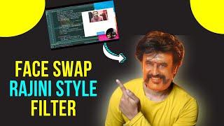 KivyMD - Rajini Real Time Face Swapper | OpenCV Clone