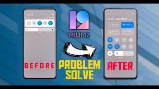 MIUI 12 New Control Center | New control panel Enable | miui12 hidden features