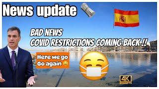 Spanish newscovid restrictions in Spain torrevieja costa Blanca