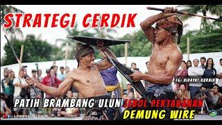 Strategi Bertahan DEMUNG WIRE di Bantai Patih Brambang Ulung || Peresean Terbaru 2023