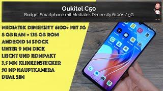 Oukitel C50 | affordable compact budget smartphone with "pure" Android 14 and 5G - review