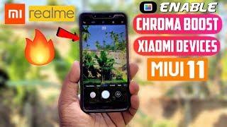 How to Enable Chroma Boost On MIUI 11 Any Xiaomi Redmi Devices 