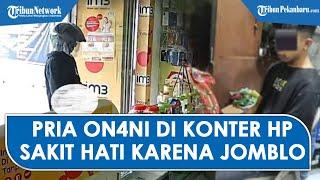 Pria Onani di Konter HP di Tasikmalaya Ditangkap, Ngaku Sakit Hati Karena Jomblo