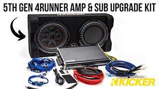 Kicker Plug & Play Amplifier & Down-Firing Sub Install  | 2010 - 2024 4Runner