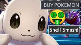 ~EPIC EEVEE SWEEP~ "Rich" Kid Trolled By SHELL SMASH Shiny Eevee Gigantamax !