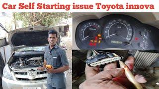 Car Toyota innova Self Starting issue Easy Fix