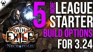 Path Of Exile 3.24 LESS/NON-META Starter Builds  5 Possible PoE Necropolis Starter Builds (2024)