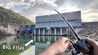 I CANT STOP catching BIG Fish in this Spillway!!