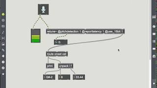 Max7 Pitch Detection