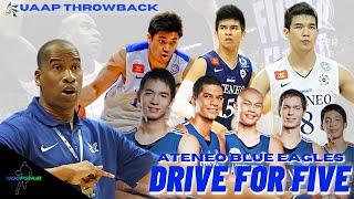 Drive For Five: The Ateneo Blue Eagles Win Their 5th Straight UAAP Championship 