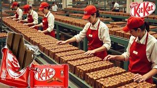 How KitKat Are Made In a Factory | See How They Make 8 Million Bars Every Day!