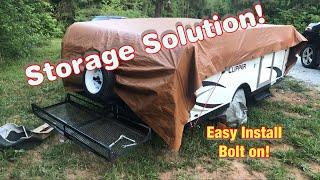 POP up camper storage solution!!! Easy install.