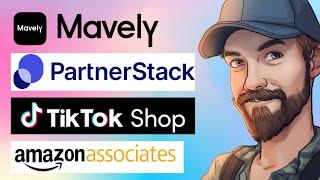 Mavely, PartnerStack, TikTok Shop, Amazon Associates: Affiliate Marketing Programs for Beginners